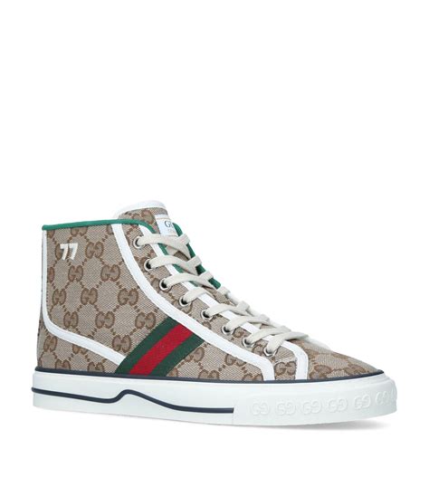 gucci high top shoes women|gucci high top sneakers beige.